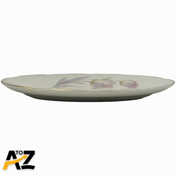 Homer Laughlin Eggshell Nautilus Oval Serving Platter 16" X 12.5" Bone/Pastel's - Picture 9 of 12